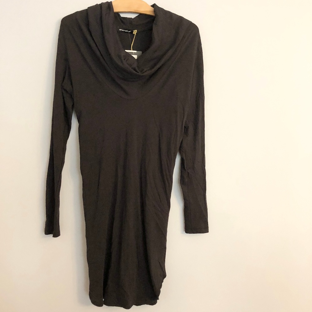 Alternative Long Sleeve Cowl Neck Tunic Dress